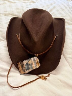 Blue Chair Bay Brown Wool Cowboy Hat